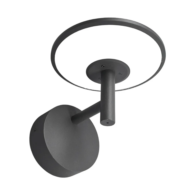 B-Ware Lucande Außenwandleuchte Wandlampe LED Außenleuchte anthrazit Aluminium IP65