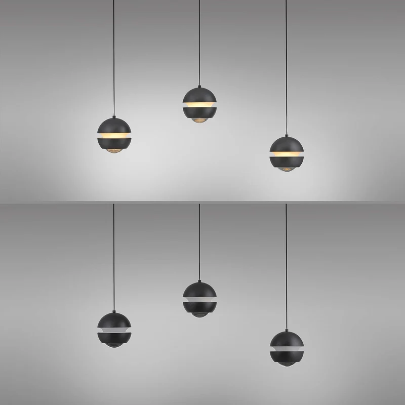 B-Ware SCHÖNER WOHNEN Pendelleuchte Hängelampe LED LINI verstellbar dimmbar 3-flammig