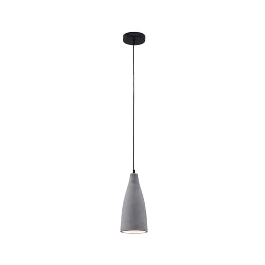 B-Ware Lindby Beton-Pendelleuchte Sanne im Industriestil Deckenlampe Hängeleuchte 41