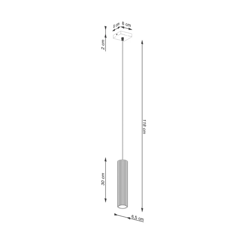 B-Ware Pendellampe Karbon Hängelampe Gold Aluminium Dimmbar Ø 6 cm GU10 LED Leuchte