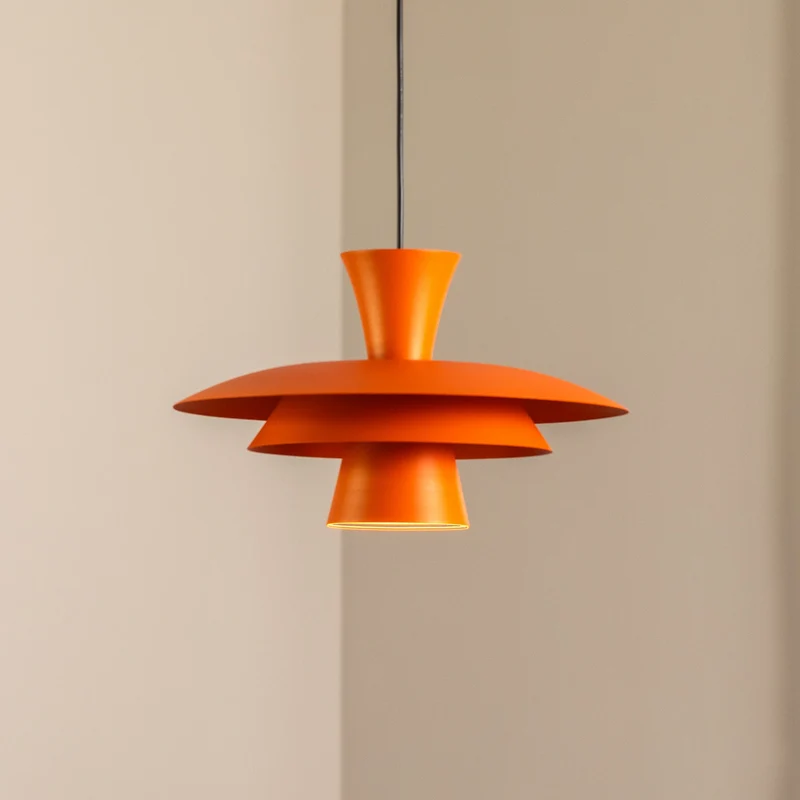 B-Ware Luminex Hängeleuchte Pendelleuchte Plato orange Stahl Lampe Leuchte E27 Ø 3866