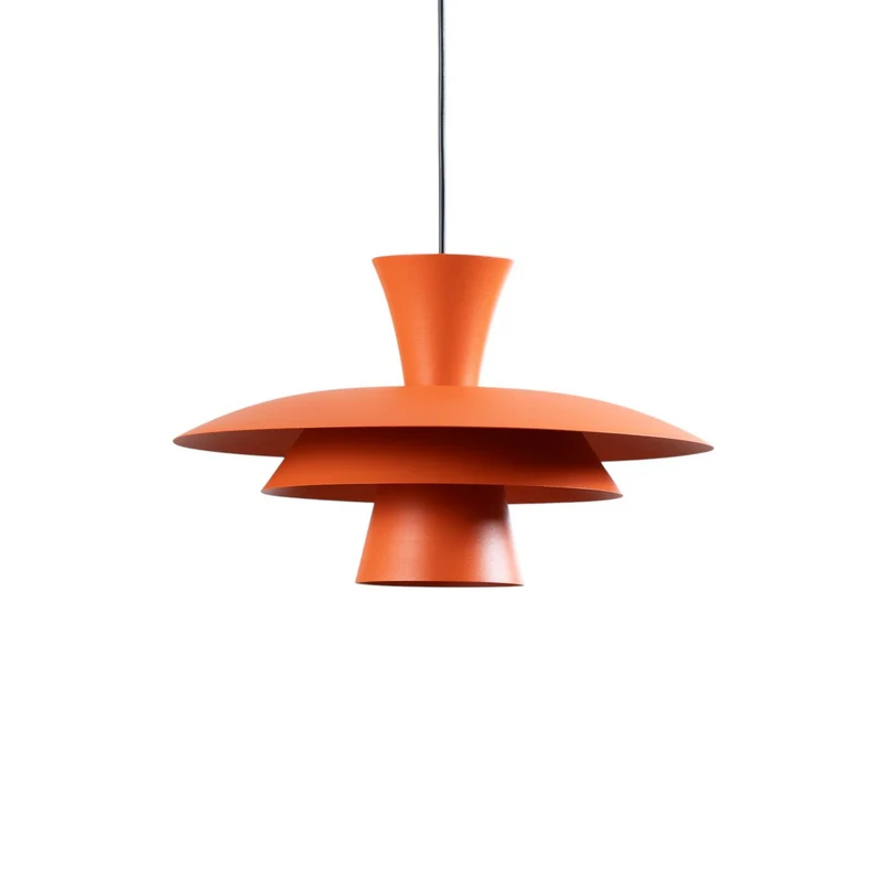 B-Ware Luminex Hängeleuchte Pendelleuchte Plato orange Stahl Lampe Leuchte E27 Ø 3866