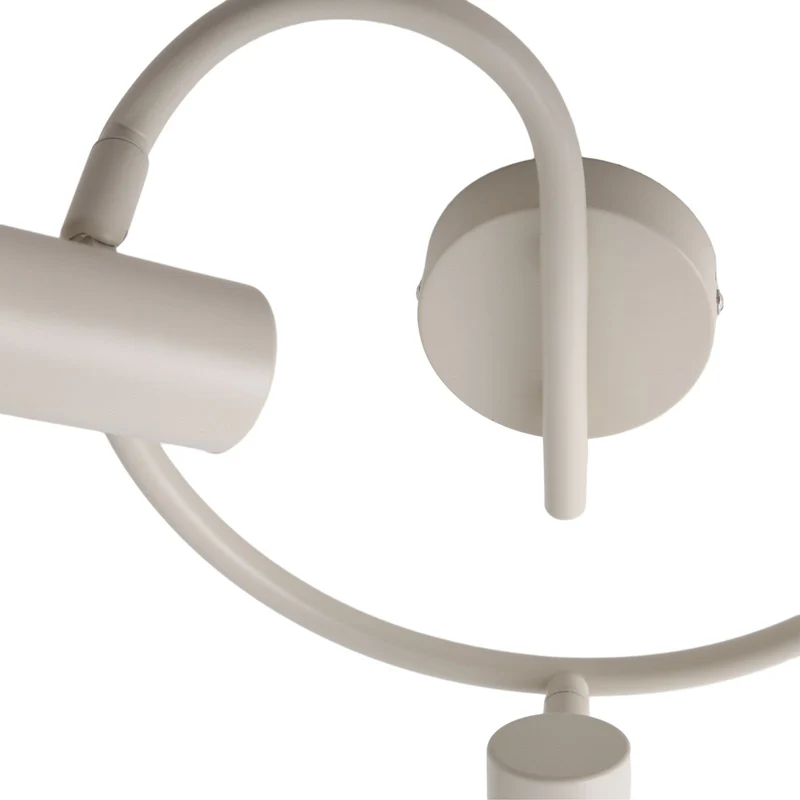 B-Ware Lindby Deckenstrahler Ovelia beige Eisen Deckenlampe Deckenleuchte Lampe E27