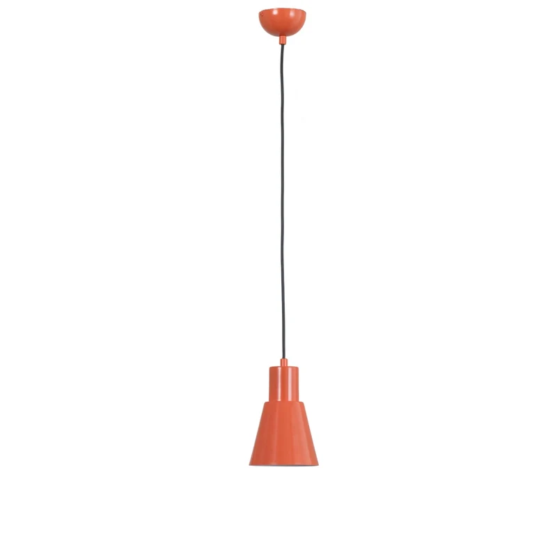 B-Ware Hängeleuchte Pendelleuchte Konikkem orange Metall Leuchte Lampe E27 LED Ø 14 cm
