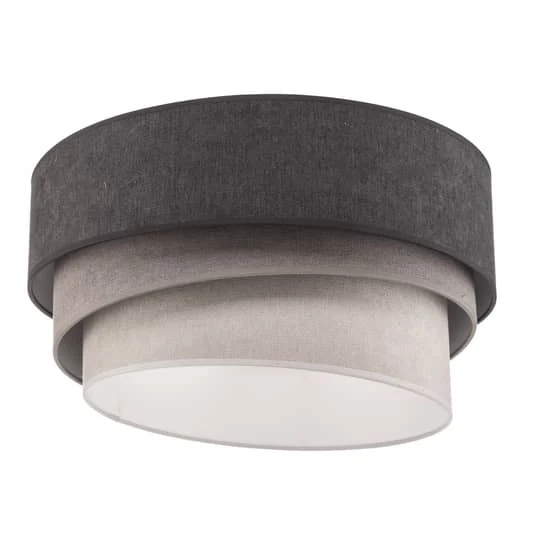 B-Ware Euluna Deckenlampe Pastell Trio Ø 45cm in 3 Grautönen Deckenlampe Deckenlicht