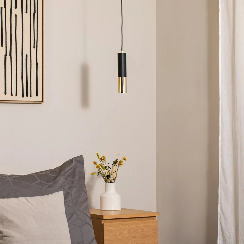 B-Ware Hängeleuchte Orino Pendelleuchte Metall schwarz GU10 LED Lampe SIEHE TEXT/FOTO