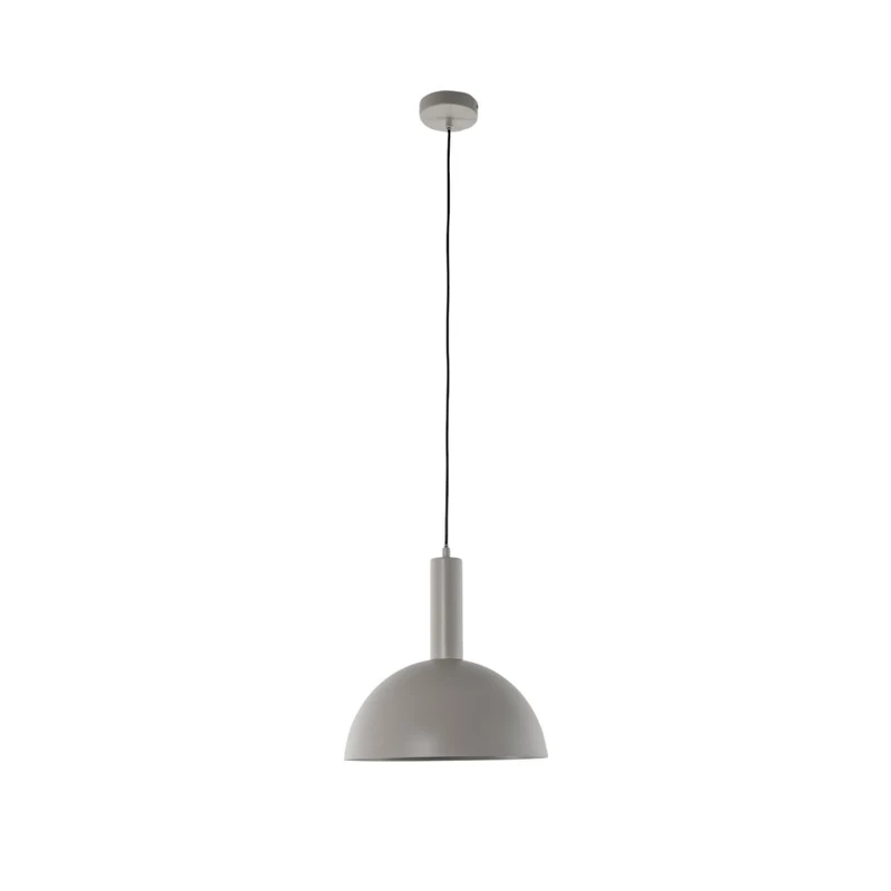 B-Ware Hängeleuchte Pendelleuchte Vitrum Cupola M Taupe Metall Lampe Dimmbar E27 LED