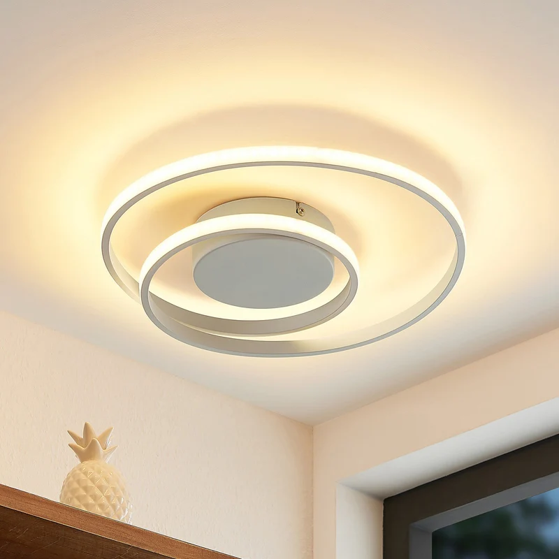 B-Ware Lindby Deckenleuchte Deckenlampe LED Emisua weiß dimmbar flexibel einstellbar777