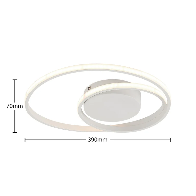 B-Ware Lindby Deckenleuchte Deckenlampe LED Emisua weiß dimmbar flexibel einstellbar777