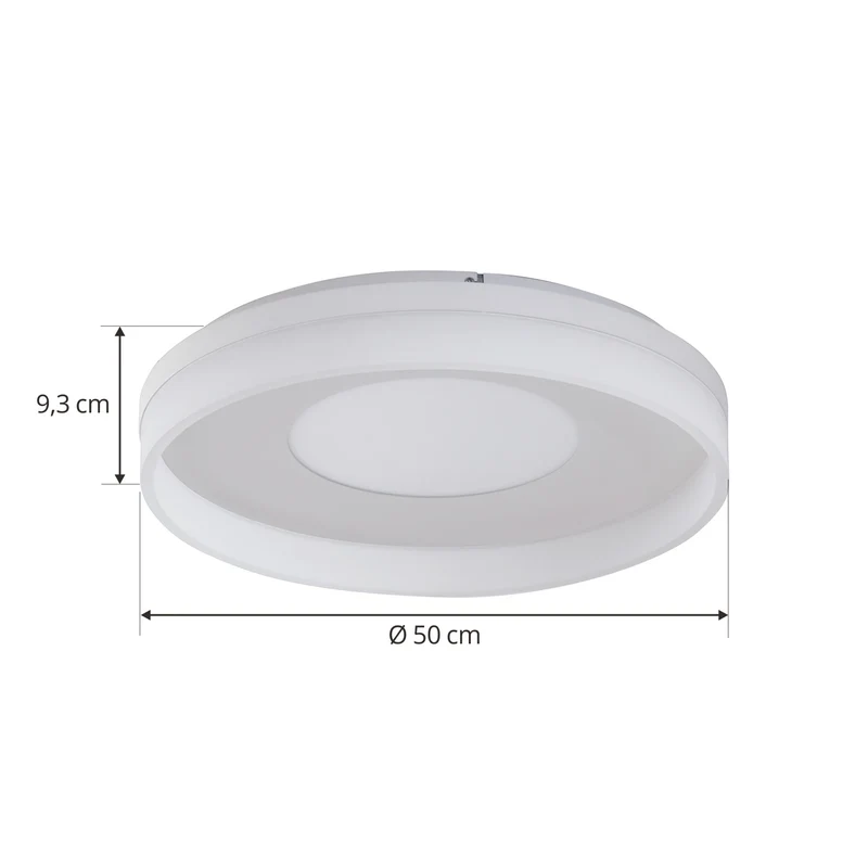 B-Ware Lucande Smart LED-Deckenleuchte Squillo Deckenlampe Leuchte weiß Tuya RGBW CCT