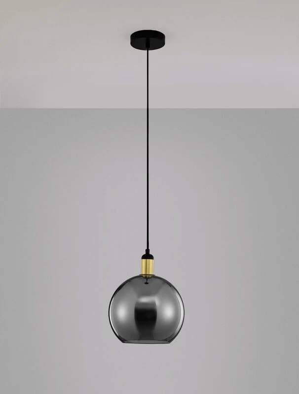 B-Ware Nova Luce Pendelleuchte Hängeleuchte MIRRO E27 LED Gold dimmbar 180x25 cm Lampe