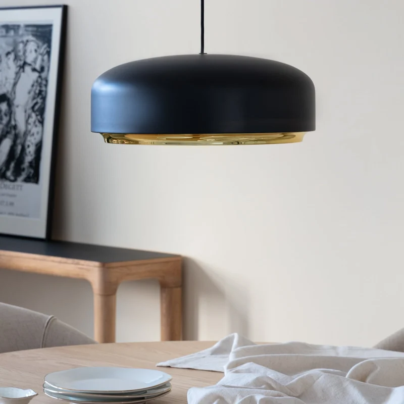 B-Ware Umage Hängeleuchte LED Pendelleuchte Hazel schwarz Messing Aluminium Ø 40 cm