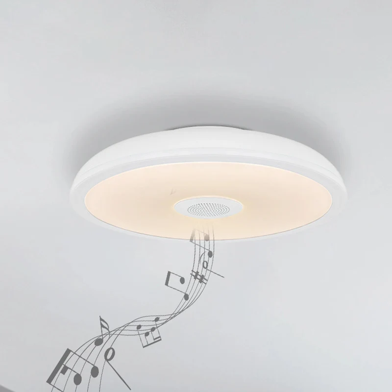 B-Ware Globo Deckenleuchte Lampe LED Lautsprecher RGBW weiß Fernbedienung Kunststoff