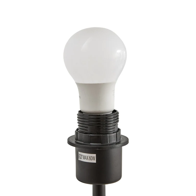 B-Ware Lindby Wandleuchte Haldorin, grau/schwarz Textil 58 cm Wandlampe Lampe Leuchte