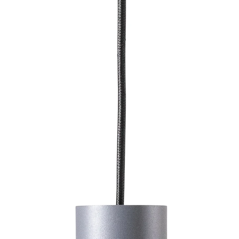 B-Ware Hängeleuchte Brenta Pendelleuchte grau Stahl GU10 LED Lampe 110 cm 5-flammig