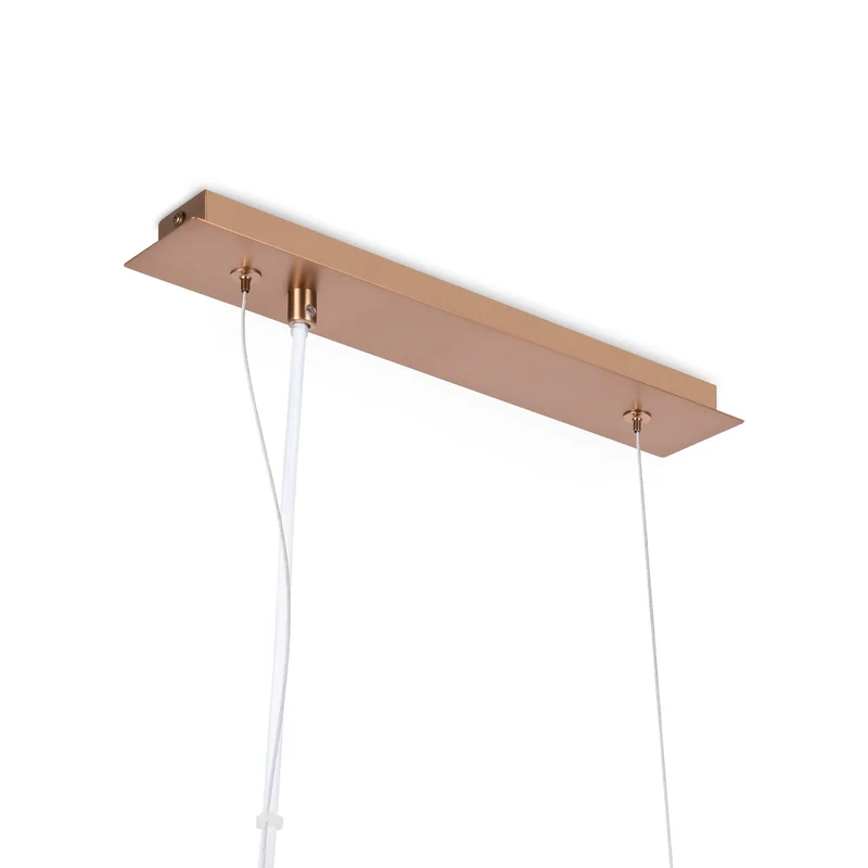 B-Ware Maytoni Hängelampe Pendelleuchte Glas Erich messing weiß 5-flammig E14 LED