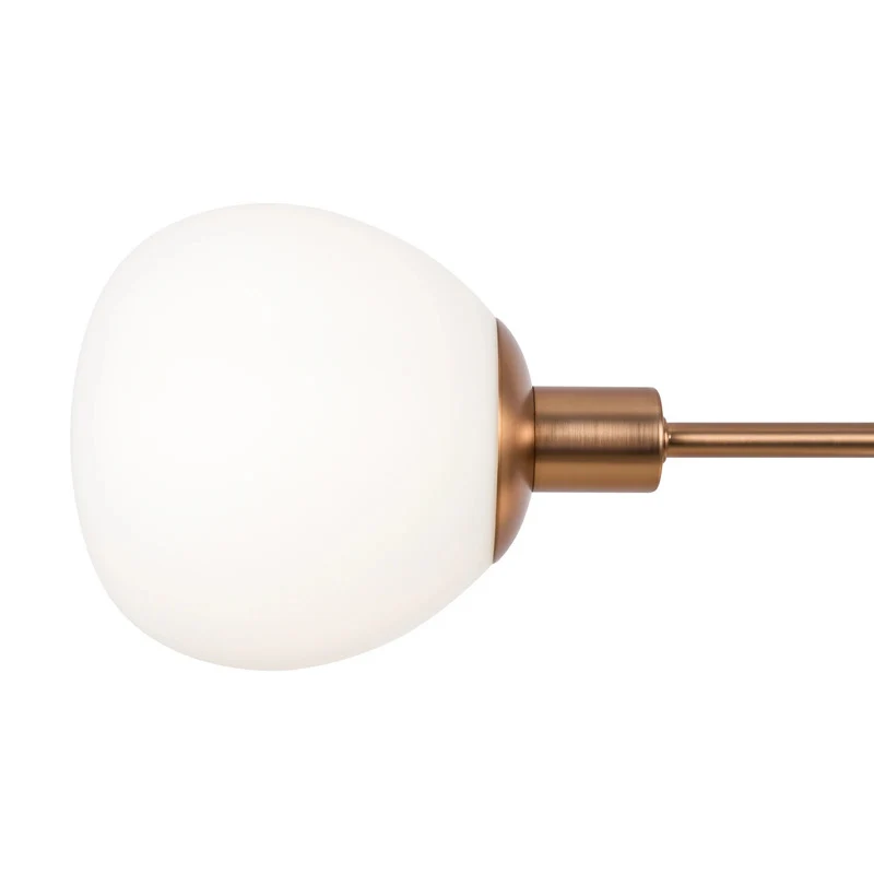 B-Ware Maytoni Hängelampe Pendelleuchte Glas Erich messing weiß 5-flammig E14 LED