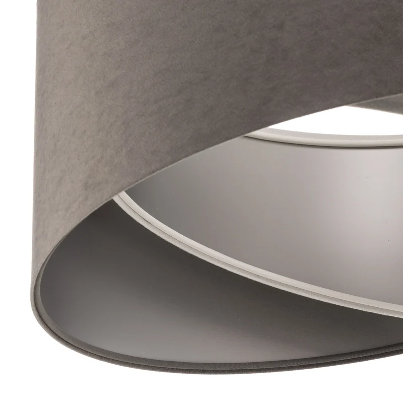 B-Ware Maco Design Pendellampe Hängelampe Vivien Lampe grau weiß silber dreifarbig