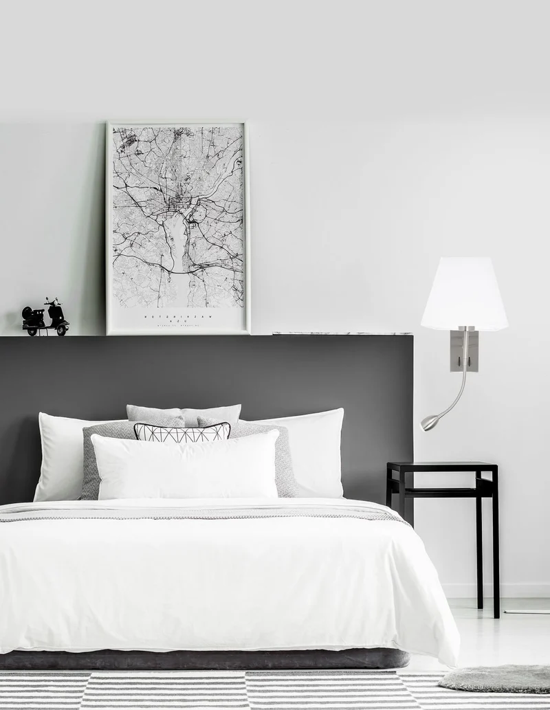 B-Ware Nova Luce Wandleuchte Wandlampe VALENCIA LED E27 Chrom Warmweiß mit Leselampe 3W