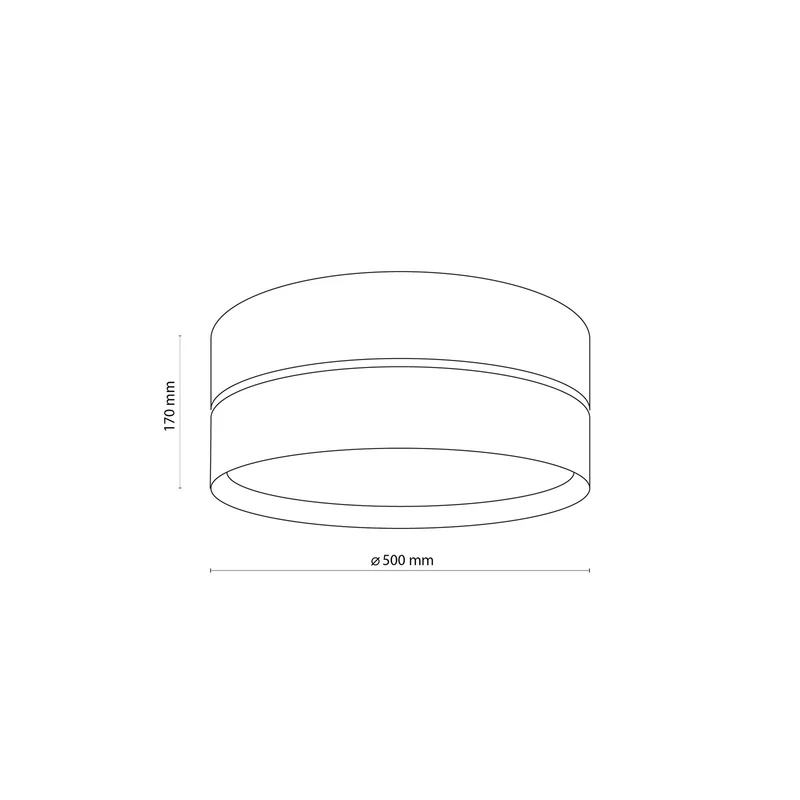 B-Ware Deckenleuchte Nicol Lampe Schwarz Holzoptik E27 LED 4-flammig Ø 50 cm Leuchte