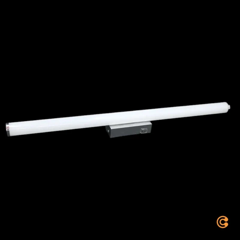 B-Ware Leuchte Lampe Badleuchte Spiegelbeleuchtung LED 800 mm Silber Weiß IP44