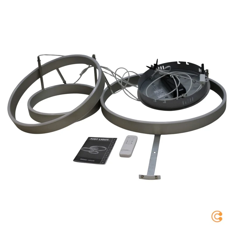 B-Ware Just Light LED-Deckenleuchte Leuchte LED 26 W Stahl Fernbedienung LILLUTI