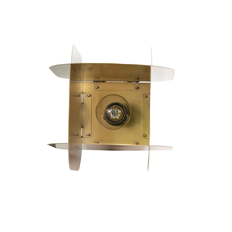 B-Ware Opviq Hängeleuchte Pendelleuchte Corner gold Metall Lampe Leuchte E27