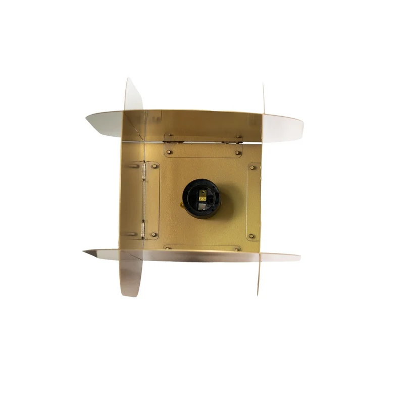B-Ware Opviq Hängeleuchte Pendelleuchte Corner gold Metall Lampe Leuchte E27