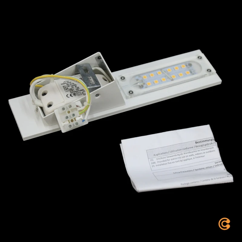 B-Ware Wandleuchte Issa Wandlampe LED Innenleuchte Stilvoll Lampe 3000 K Weiß 26 cm