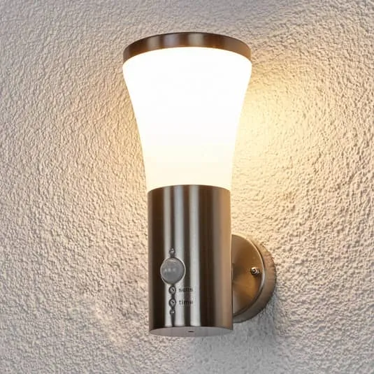 B-Ware Lindby Bewegungsmelder-Wandlampe Sumea Wandleuchte Wandlampe Außenlampe Leuchte