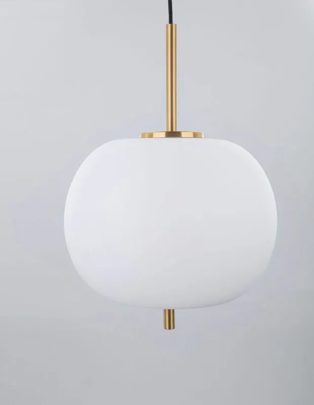 B-Ware Nova Luce Pendelleuchte Hängeleuchte LATO E27 LED Gold Glas Metall dimmbar 30 cm