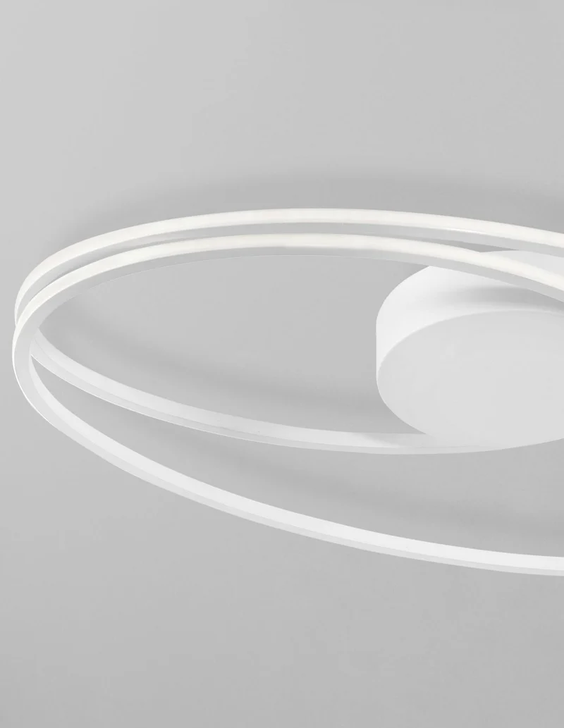 B-Ware Nova Luce Deckenleuchte Deckenlampe VIARREGIO LED Weiß Warmweiß Wohnzimmer 28 W