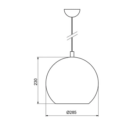 B-Ware Aluminor Hängeleuchte Bulle Hängeleuchte Lampe Leuchte IP20 E27 1 x 12 W schwarz