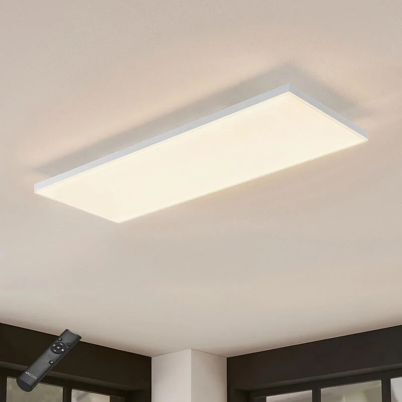 B-Ware Lampenwelt LED-Panel Deckenlampe Lampe Blaan CCT Fernbedienung 79,5 x 29,5 cm