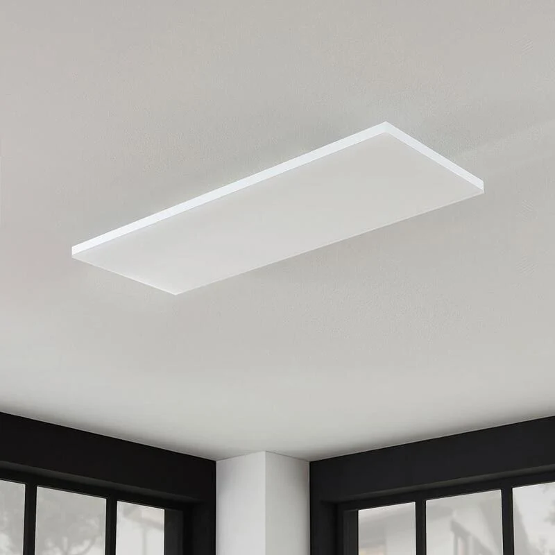 B-Ware Lampenwelt LED-Panel Deckenlampe Lampe Blaan CCT Fernbedienung 79,5 x 29,5 cm