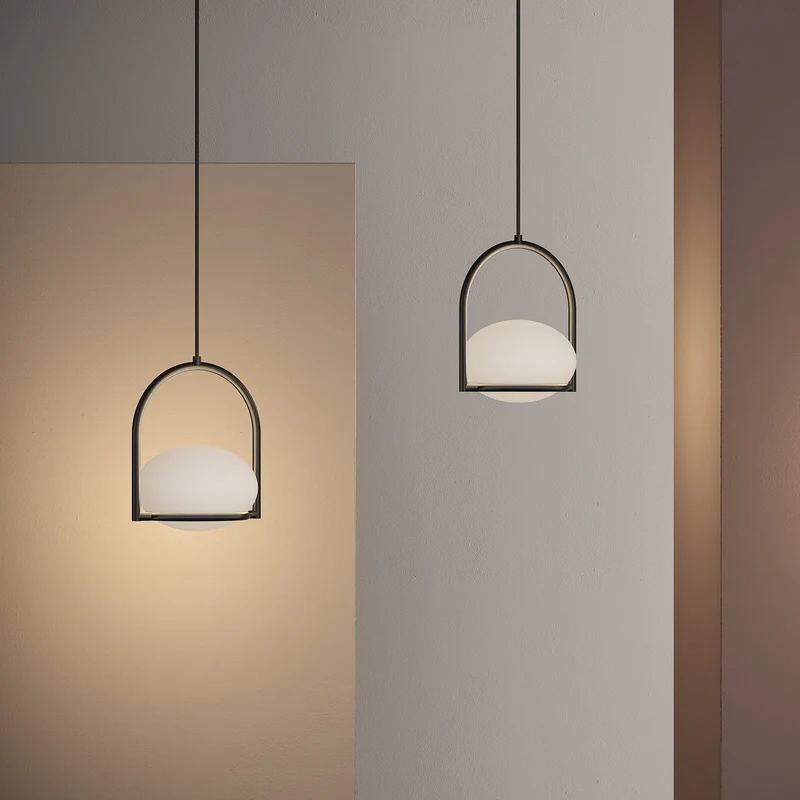 B-Ware LEDSC4 Hängeleuchte Pendelleuchte Coco schwarz weiß Aluminium Kunststoff397