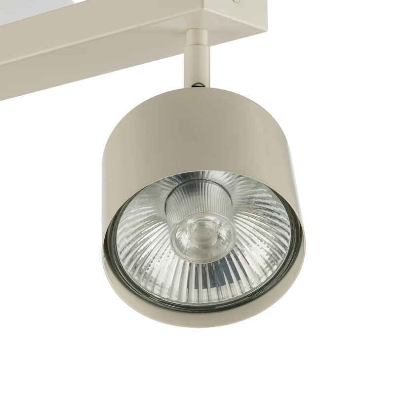 B-Ware Chloe Deckenspot Deckenleuchte Spot L90cm creme vierflammig verstellbar