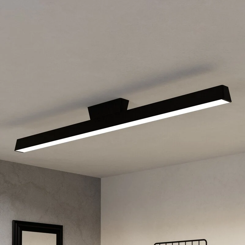 B-Ware EGLO Deckenleuchte Lampe LED connect Simolaris Z schwarz Aluminium Kunststoff