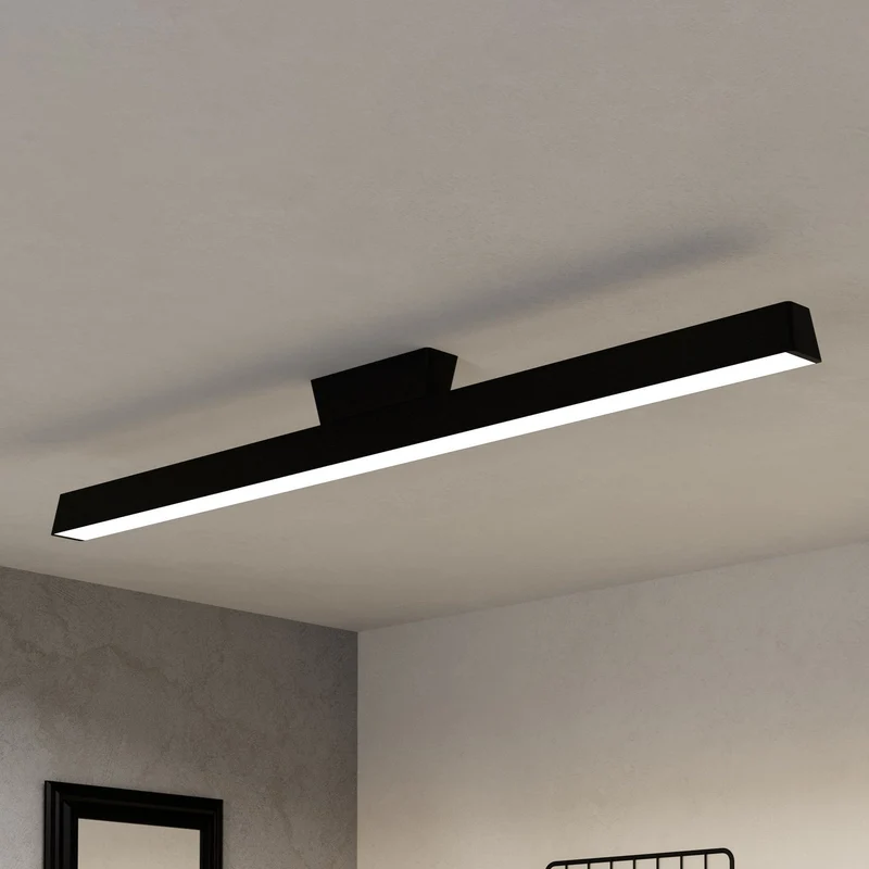 B-Ware EGLO Deckenleuchte Lampe LED connect Simolaris Z schwarz Aluminium Kunststoff
