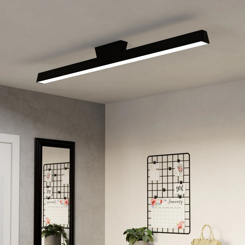 B-Ware EGLO Deckenleuchte Lampe LED connect Simolaris Z schwarz Aluminium Kunststoff