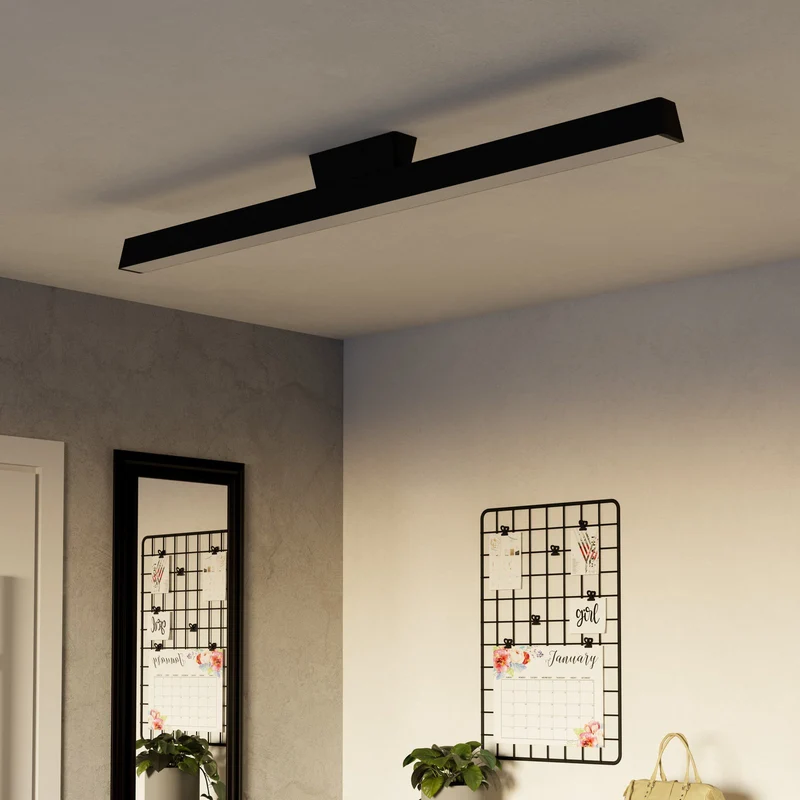 B-Ware EGLO Deckenleuchte Lampe LED connect Simolaris Z schwarz Aluminium Kunststoff