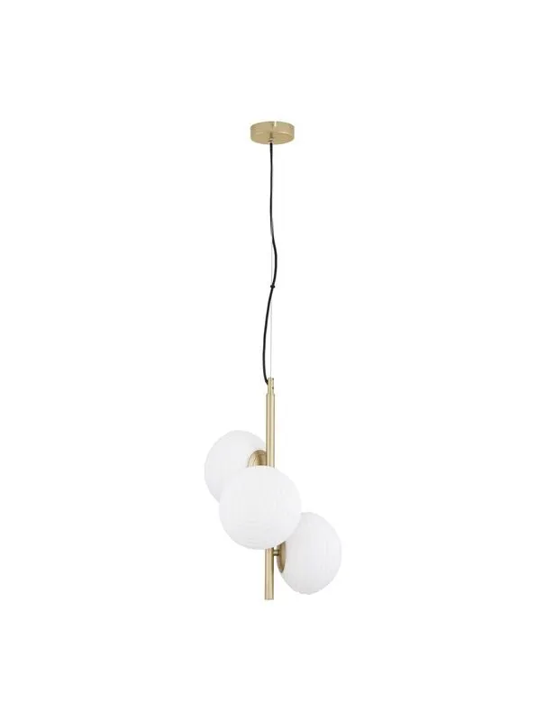 B-Ware Nova Luce Pendelleuchte Hängeleuchte ALLEN E14 LED 3-flammig Gold dimmbar Lampe