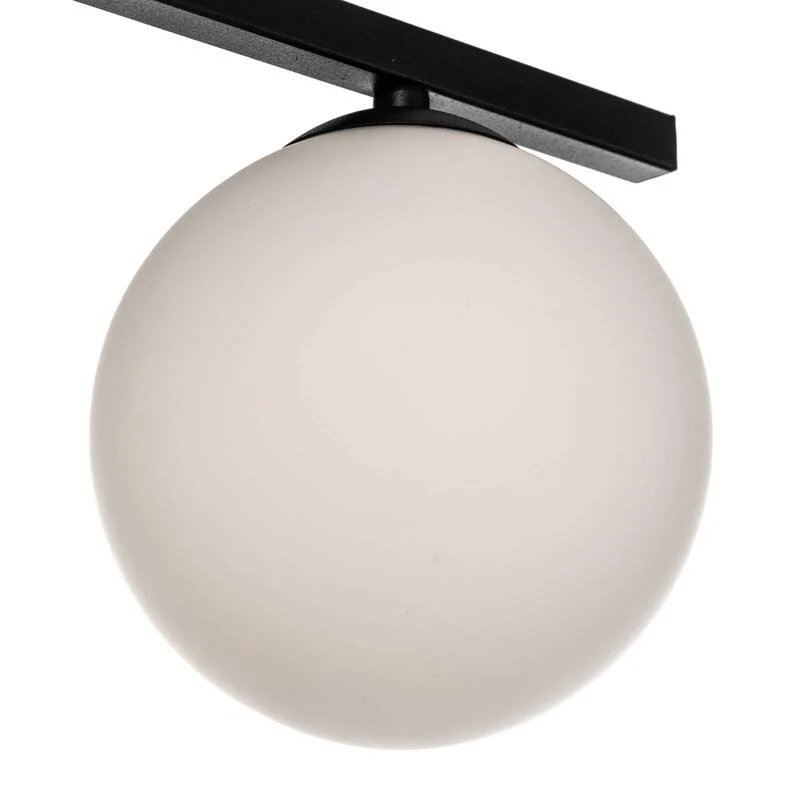 B-Ware Deckenlampe Smart Deckenleuchte Deckenlicht Leuchte Lampe schwarz opal 3-flammig