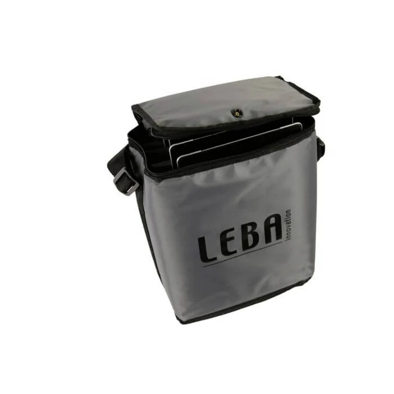 B-Ware LEBA Tablet Tasche Hülle NoteBag grau Universal bis 5 Tablets iPad Schultergurt