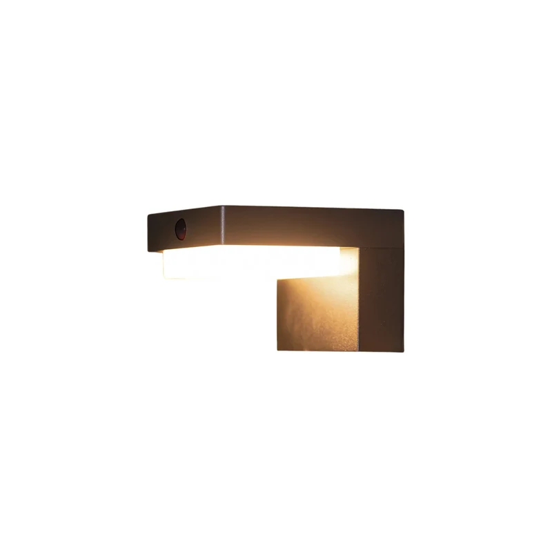 B-Ware G L Handels GmbH Wandleuchte Wandlampe LED Akku anthrazit Sensor Aluminium