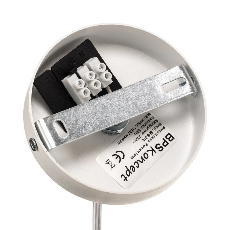 B-Ware Hängeleuchte Pendelleuchte Vivien blau/silber Velours Deckenlampe Kunststoff