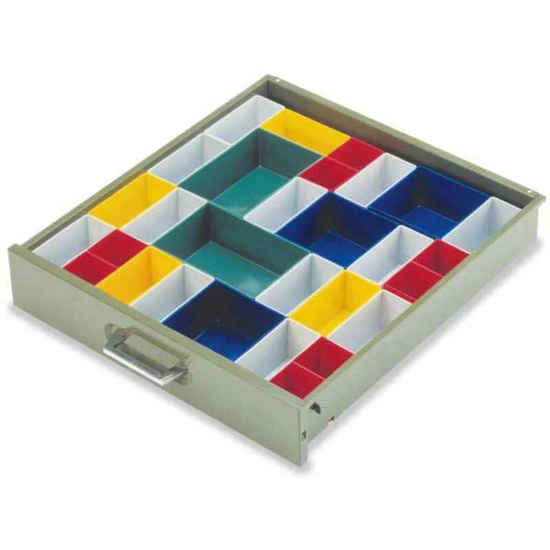 B-Ware LA-KA-PE Einsatzkasten Behälter Box Aufbewahrung Ordnung 106x80x54mm 50 Stück