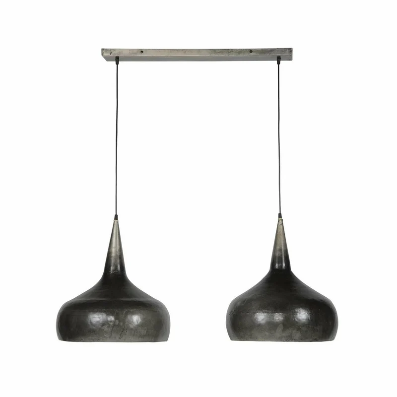 B-Ware LifestyleFurn Industrielle Doppel-Hängeleuchte Jessica Deckenlampe Pendelleuchte