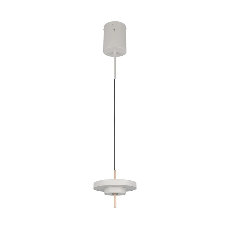 B-Ware Trio Lighting Pendelleuchte Hängelampe LED Leuchte hellgrau Metall CCT dimmbar