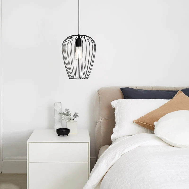 B-Ware Beacon Hängeleuchte Pendelleuchte Callam schwarz Metall Lampe Ø 27,5 cm E27 LED
